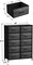 Sorbus Dresser with 10 Drawers - Storage Unit Organizer Chest for Clothes - Bedroom, Room, Nursery, & Closet - Steel Frame, Wood Top & Handles, and Easy Pull Fabric Bins